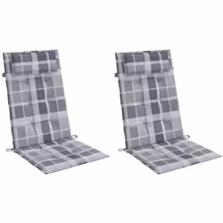 Donate subito un aspetto fresco al vostro spazio esterno con questi comodi cuscini alti per schienale per le sedie! Materiale ...