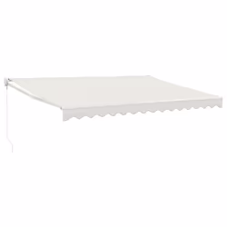 Tendada Sole Retrattile Crema 4x3 m in Tessuto e Alluminiocod mxl 100229 - Vista aggiuntiva 2