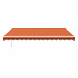 TendaSole Retrattile Arancione Marrone 4x3m Tessuto Alluminiocod mxl 76253 - Vista aggiuntiva 3