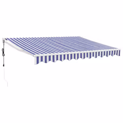 TendaSole Automatica Retrattile Blu e Bianca 3,5x2,5 mcod mxl 126649 - Vista aggiuntiva 2