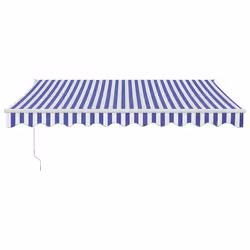 TendaSole Automatica Retrattile Blu e Bianca 3,5x2,5 mcod mxl 126649 - Vista aggiuntiva 3