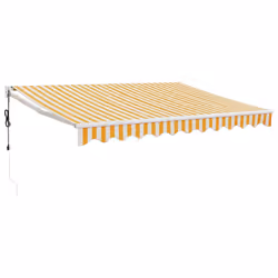 TendaSole Automatica Retrattile Gialla e Bianca 3,5x2,5 mcod mxl 102701 - Vista aggiuntiva 2