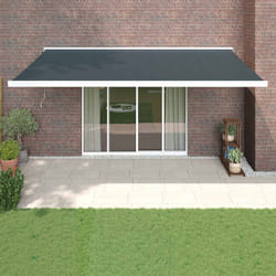 Tendada Sole Retrattile Antracite 5x3 m in Tessuto e Alluminiocod mxl 117561