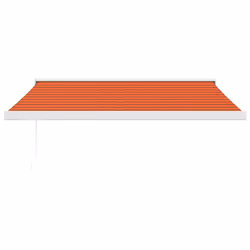 TendaRetrattile Arancione Marrone 3,5x2,5m Tessuto e Alluminiocod mxl 117560 - Vista aggiuntiva 3
