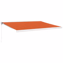 TendaRetrattile Arancione Marrone 4,5x3 m Tessuto e Alluminiocod mxl 69603 - Vista aggiuntiva 2