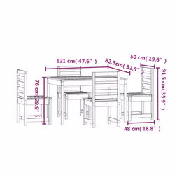 VidaXL 3154683 set mobili da esterno - Vista aggiuntiva 8