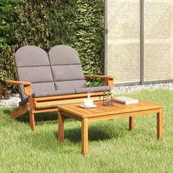 Vidaxl - 2 pz Set Salotto da Giardino, Divano da Giardino Adirondack Legno Massello di Acacia