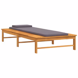 VidaXL 362154 sedia da esterno Salone Seduta imbottita Legno di acacia Grigio - Vista aggiuntiva 4