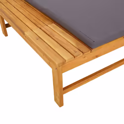 VidaXL 362154 sedia da esterno Salone Seduta imbottita Legno di acacia Grigio - Vista aggiuntiva 8