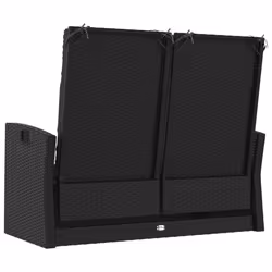 VidaXL 362185 panca da esterno Malacca, Acciaio - Vista aggiuntiva 5