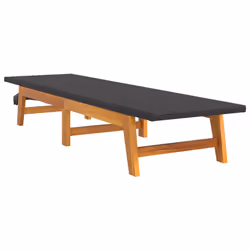 VidaXL 319728 sedia da esterno Salone Legno di acacia, Rattan sintetico, Acciaio Nero, Marrone - Vista aggiuntiva 4