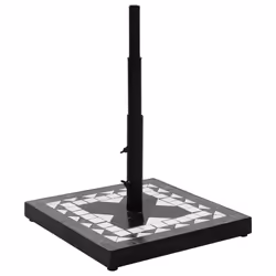 Base per Ombrellone Nero e Bianco Quadrata 12 kgcod mxl 103206 - Vista aggiuntiva 2