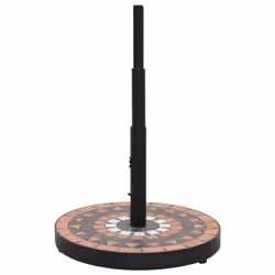Base per Ombrellone Terracotta e Bianco Rotonda 12 kgcod mxl 73426 - Vista aggiuntiva 2