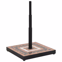 Base per Ombrellone Terracotta e Bianco Quadrata 12 kgcod mxl 97401 - Vista aggiuntiva 2