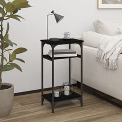 Vidaxl - Tavolino per Caffè, Tavolino basso Nero 40x30x75 cm in Legno Multistrato