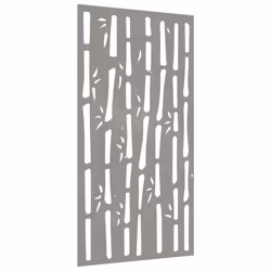 Decorazione Muro da Giardino 105x55 cm Bambù in Acciaio Cortencod mxl 106673 - Vista aggiuntiva 3
