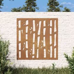 Trasformate un muro o una recinzione vuota in un capolavoro con questa decorazione murale da giardino. Materiale durevole: Ac ...