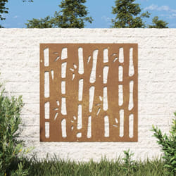 Vidaxl - Decorazione Muro da Giardino 55x55 cm Bambù in Acciaio Corten 4234