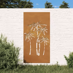 Trasformate un muro o una recinzione vuota in un capolavoro con questa decorazione murale da giardino. Materiale durevole: Ac ...