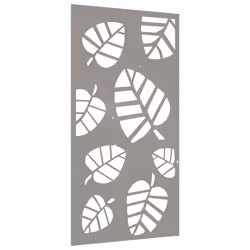 Decorazione Muro da Giardino 105x55 cm Foglia Acciaio Cortencod mxl 106675 - Vista aggiuntiva 3
