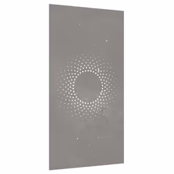 Decorazione Muro da Giardino 105x55 cm Sole in Acciaio Cortencod mxl 130664 - Vista aggiuntiva 3
