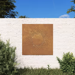 Trasformate un muro o una recinzione vuota in un capolavoro con questa decorazione murale da giardino. Materiale durevole: Ac ...