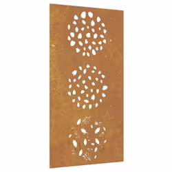 Decorazione Muro da Giardino 105x55 cm Foglia Acciaio Cortencod mxl 82749 - Vista aggiuntiva 2