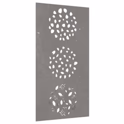 Decorazione Muro da Giardino 105x55 cm Foglia Acciaio Cortencod mxl 82749 - Vista aggiuntiva 3