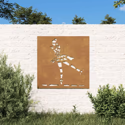 Trasformate un muro o una recinzione vuota in un capolavoro con questa decorazione murale da giardino. Materiale durevole: Ac ...
