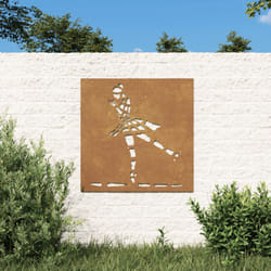 Vidaxl - Decorazione Muro Giardino 55x55 cm Ballerina in Acciaio Corten 7259