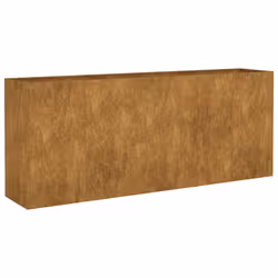 Fioriera Rialzata da Giardino 200x40x80 cm in Acciaio Cortencod mxl 106704 - Vista aggiuntiva 2