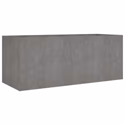 Fioriera Rialzata da Giardino 200x80x80 cm in Acciaio Cortencod mxl 82763 - Vista aggiuntiva 3