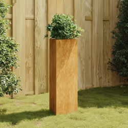 Fioriera da Giardino 30x26x75 cm in Acciaio Cortencod mxl 82759