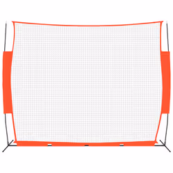 Rete Baseball Rossa e Nera 369x107x271 cm Acciaio e Poliestere cod mxl 81483 - Vista aggiuntiva 3