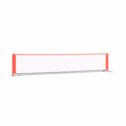 Rete da Tennis Nera e Rossa 500x100x87 cm in Poliesterecod mxl 73336 - Vista aggiuntiva 2
