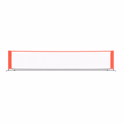 Rete da Tennis Nera e Rossa 500x100x87 cm in Poliesterecod mxl 73336 - Vista aggiuntiva 3