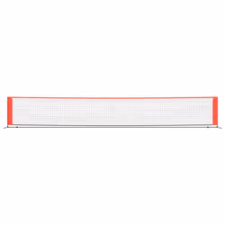 Rete da Tennis Nera e Rossa 600x100x87 cm in Poliesterecod mxl 107003 - Vista aggiuntiva 3