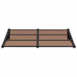 Tettoia per Porta Nera 152,5x90 cm in Policarbonatocod mxl 79205 - Vista aggiuntiva 3