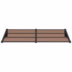 Tettoia per Porta Nera 199x90 cm in Policarbonatocod mxl 103421 - Vista aggiuntiva 3