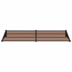 Tettoia per Porta Nera 239x90 cm in Policarbonatocod mxl 79375 - Vista aggiuntiva 3