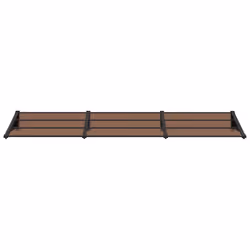 Tettoia per Porta Nera 297,5x90 cm in Policarbonatocod mxl 104104 - Vista aggiuntiva 3