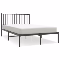 Giroletto con Testiera in Metallo Nero 120x200 cmcod mxl 105708 - Vista aggiuntiva 2
