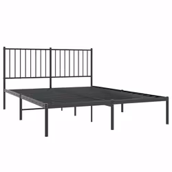Giroletto con Testiera in Metallo Nero 135x190 cmcod mxl 81794 - Vista aggiuntiva 3