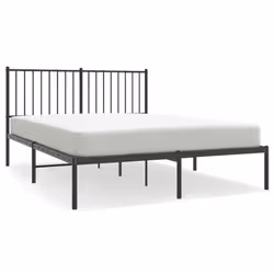 Giroletto con Testiera in Metallo Nero 140x200 cmcod mxl 129690 - Vista aggiuntiva 2