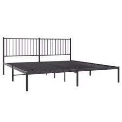 Giroletto con Testiera in Metallo Nero 180x200 cmcod mxl 81801