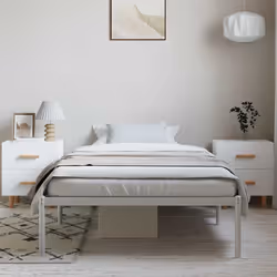 Giroletto in Metallo Bianco 100x190 cmcod mxl 82843 - Vista aggiuntiva 3