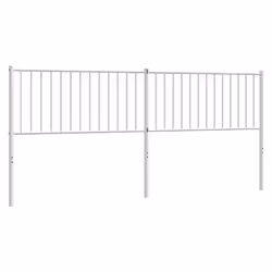 Testiera in Metallo Bianco 200 cmcod mxl 130753 - Vista aggiuntiva 2