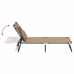 VidaXL 360179 sedia da esterno Salone Seduta imbottita Oxford, Acciaio Grigio talpa - Vista aggiuntiva 6