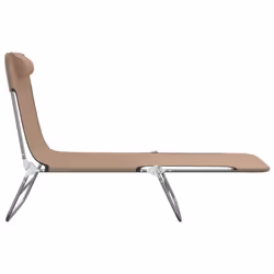 VidaXL 360186 sedia da esterno Salone Acciaio, Tessile Grigio talpa - Vista aggiuntiva 5
