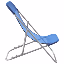 VidaXL 360187 sedia da esterno Terrazzo Acciaio Blu - Vista aggiuntiva 5